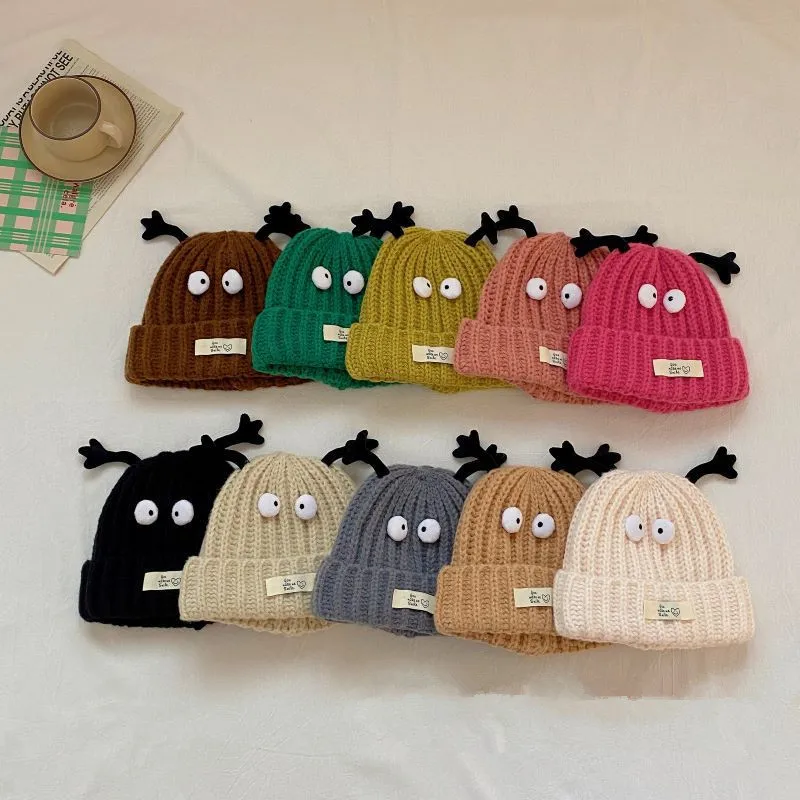 

Оптовая продажа, детская зимняя вязаная шапка для мальчиков и девочек, размер 50-54 см, 2023