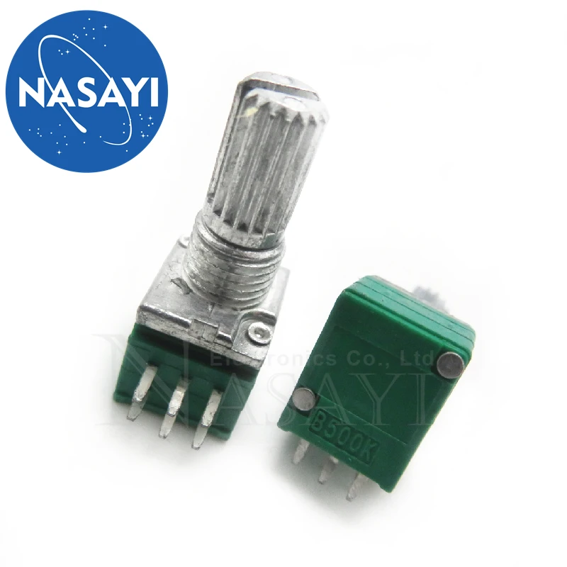 

Двойной потенциометр RK097G B500K, Длина ручки 6 футов, 15 мм