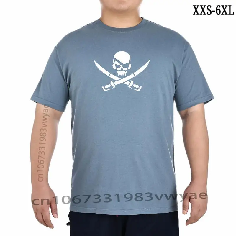 

Pirateskull Print Tshirts Male Fashion 100% Cotton TShirt Hip Hop Loose Tee Clothes Casual Fashion Casual Tops Mens Streetwear
