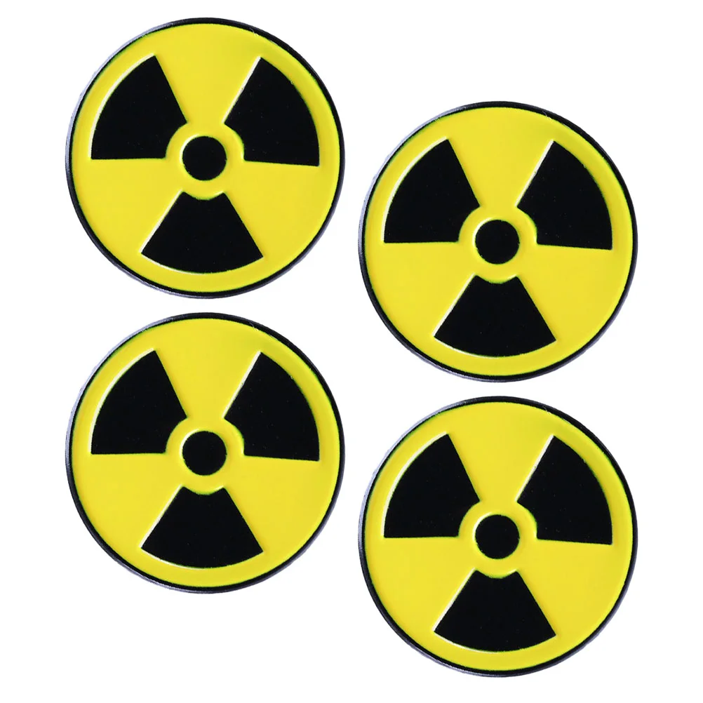 

4 Pcs Brooch Pin Brooches Jewelry Metal Decor Alloy Lapel For Backpacks The Sign Collar