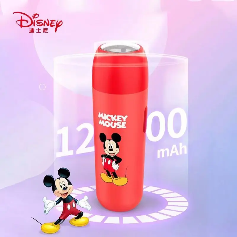 

Disney Mickey LED Flashlight USB Rechargable 3 Lighting Mode Stylish Portable Suit for Night Lighting rechargeable flashlight