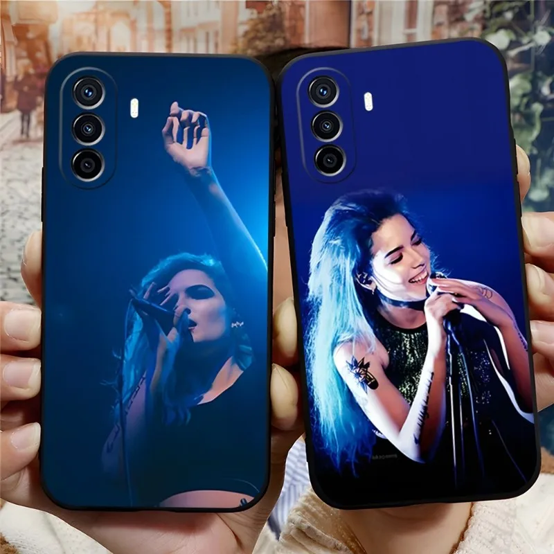 Singer Halsey Phone Case For Huawei Mate 20 40 10 30 8 9 S 20X 40E Plus Pro Nova 7i 7 SE Design Back Cover