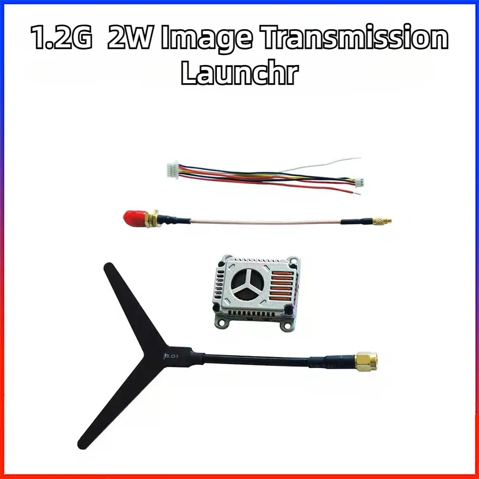 1.2G 2W VTX Launch 9-канальный дрон Аэрофотосъемка Передача изображения на большие