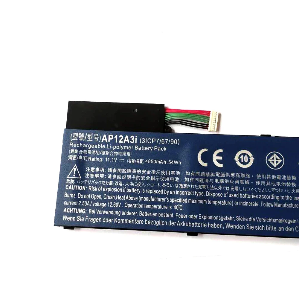 Аккумулятор AP12A3i для ноутбука Acer Aspire M3 M5 Iconia W700 11 1 В 54 Втч