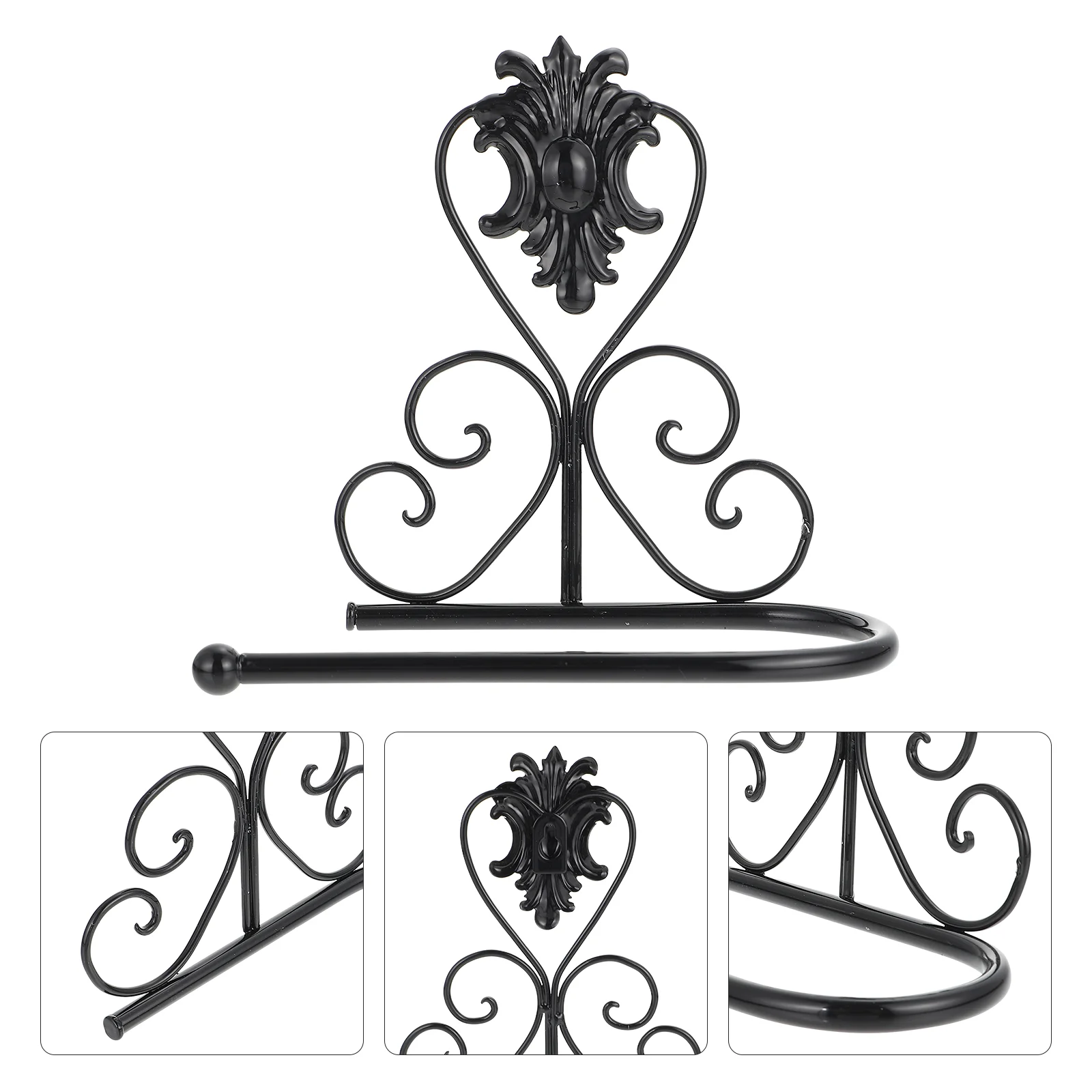 

Настенная стойка для рулонной бумаги, держатель для бумажных полотенец, подвесная полка для бумаги, железная стойка для рулонной бумаги для...