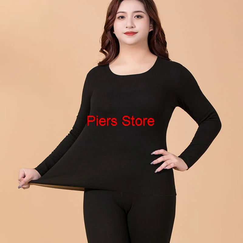 New 2022 Thermal Underwear Warm Winter Long Johns High Elasticity Seamless Intimates Sexy Ladies Long Sleeve Tops+Pants Suit