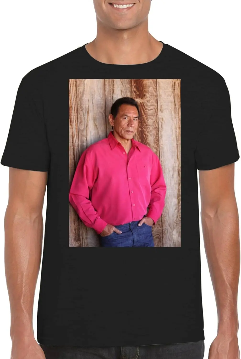 FC Carino Wes Studi — мужская футболка с круглым вырезом FCA # ФАГ 770385