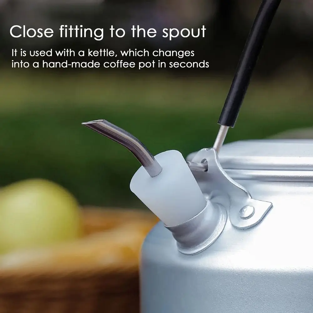 

Уличный чайник, кофейник, удлинитель, тонкая трубка, чайник из нержавеющей стали, удлинитель для кемпинга, водопроводная труба, конверсионн...