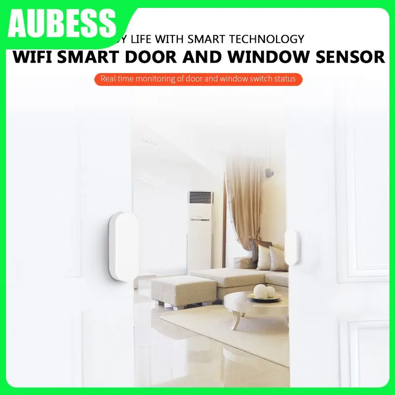 

Work With Google Home Alexa Alarm Detector Smart Home Smart Door And Window Sensor Alarm System Wifi Door Sensor Smartlife App