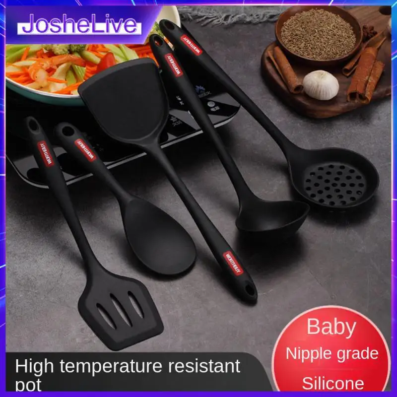 

Shovel Food Grade Kitchenware Resistant High Temperature Non-stick Cookware Set Baking Tools Kitchenware Leaky Spoon Spatula