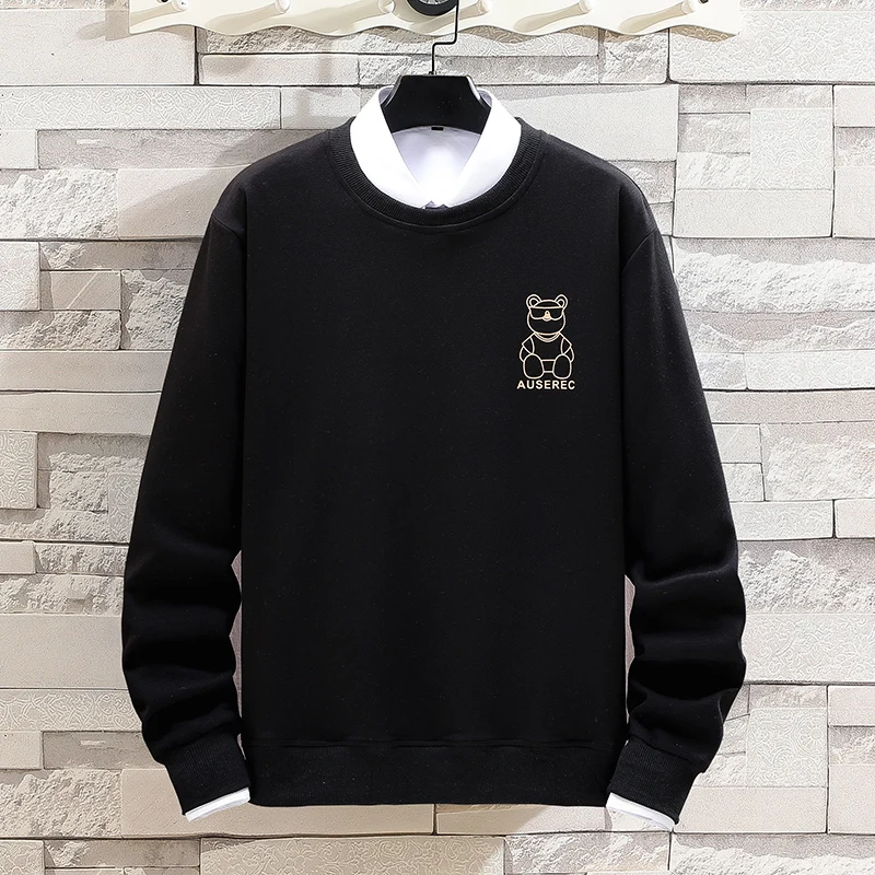 

22SS Spring Autumn New Men Long-sleeve Letter Print Fashion Sweatshirt Women Pullover Round Neck Casual Print Korean Jumper