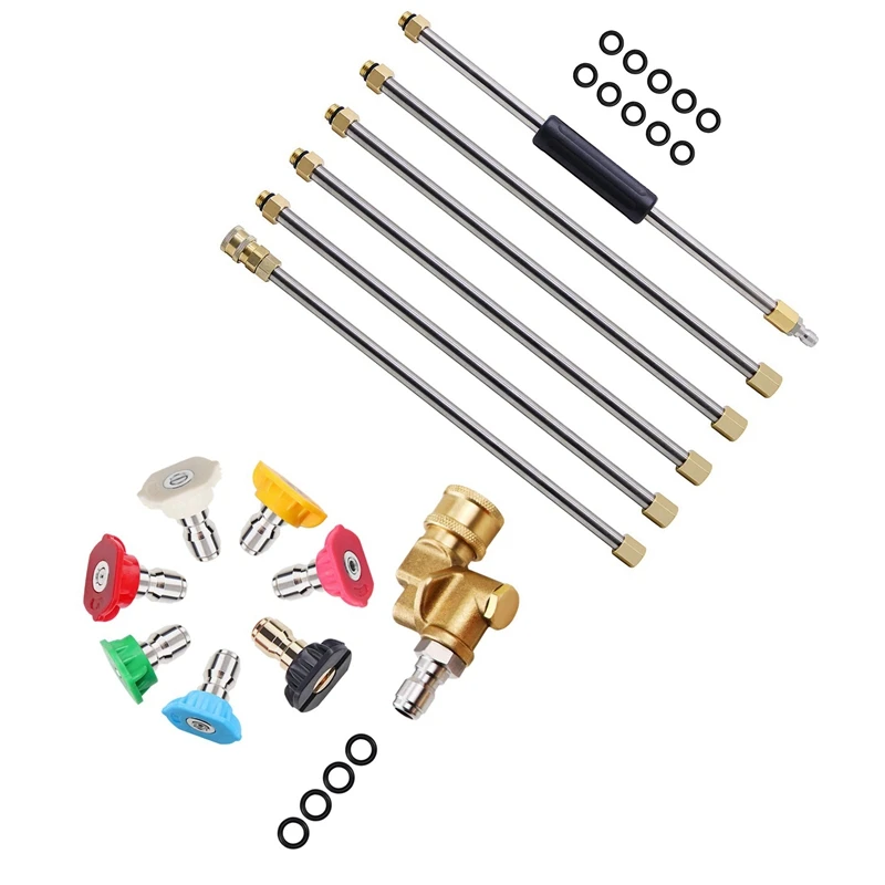 2 комплекта аксессуаров: 1 комплект универсальных палочек для мойки высокого