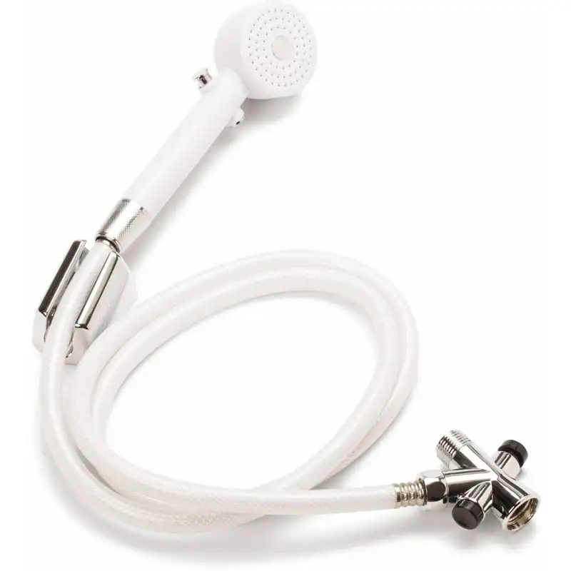 

Shower Head, 6.5 ft. Hose, White