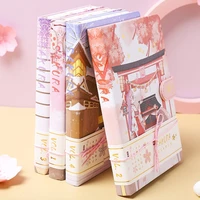 notebook kimono girl magnetic buckle book small fresh and thick diary book student color page girl heart hand book kawaii diary