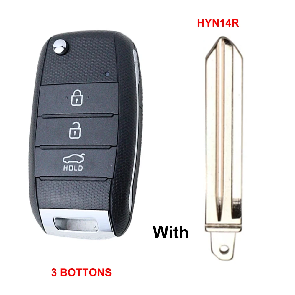 

3-кнопочный сменный чехол для автомобильного ключа, корпус брелока для Kia KIA K2 K3 K5 Carens Cerato Forte Cadenza, автомобильный откидной чехол для ключа