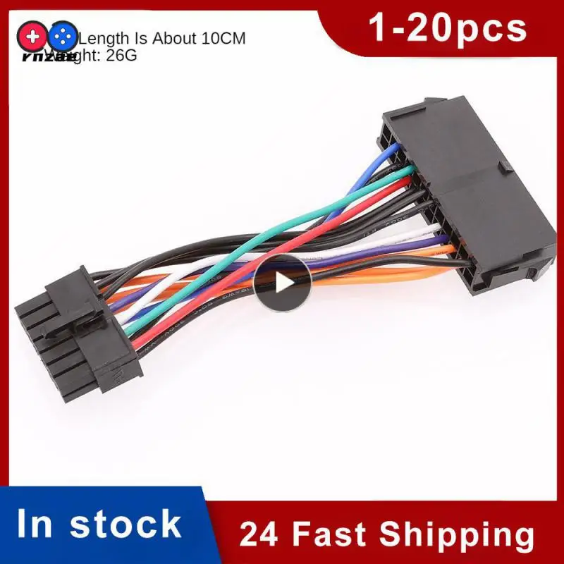 

Easy To Install 24p To 14p Cable Compatible With Ibm Q77 B75 A75 Q75 Convenient Computer Power Cord Durable And Reliable