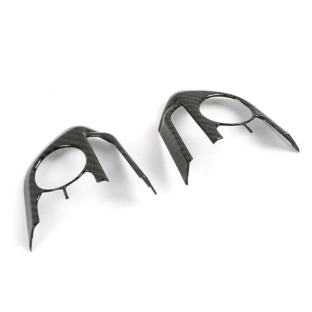

Carbon Fiber Style Decoration Trim Parts Accessories Exterior Mouldings For Toyota Corolla 3pcs Cover Steering Wheel