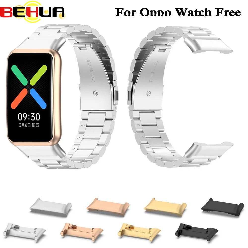 

BEHUA металлический соединитель Адаптер для Oppo часы бесплатная замена SmartWatch ремешок конец соединительной части аксессуары Высокое качество