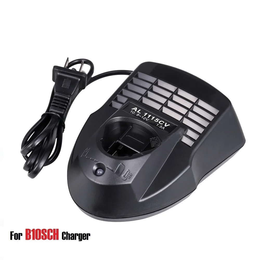 

12V 10.8V AL1115 CV Li-ion Battery Charger For Bosch BAT411 BAT412 2 607 336 996 TSR1080 GSA10.8V GWI10.8V Electrical Tool Drill