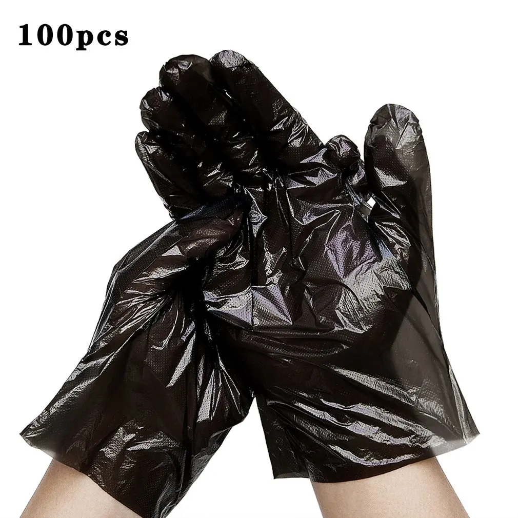 

Disposable PE Plastics Protected Transparent Glove Palm Width 9-10cm Clean Hygiene Food Daily Cleaning Gloves