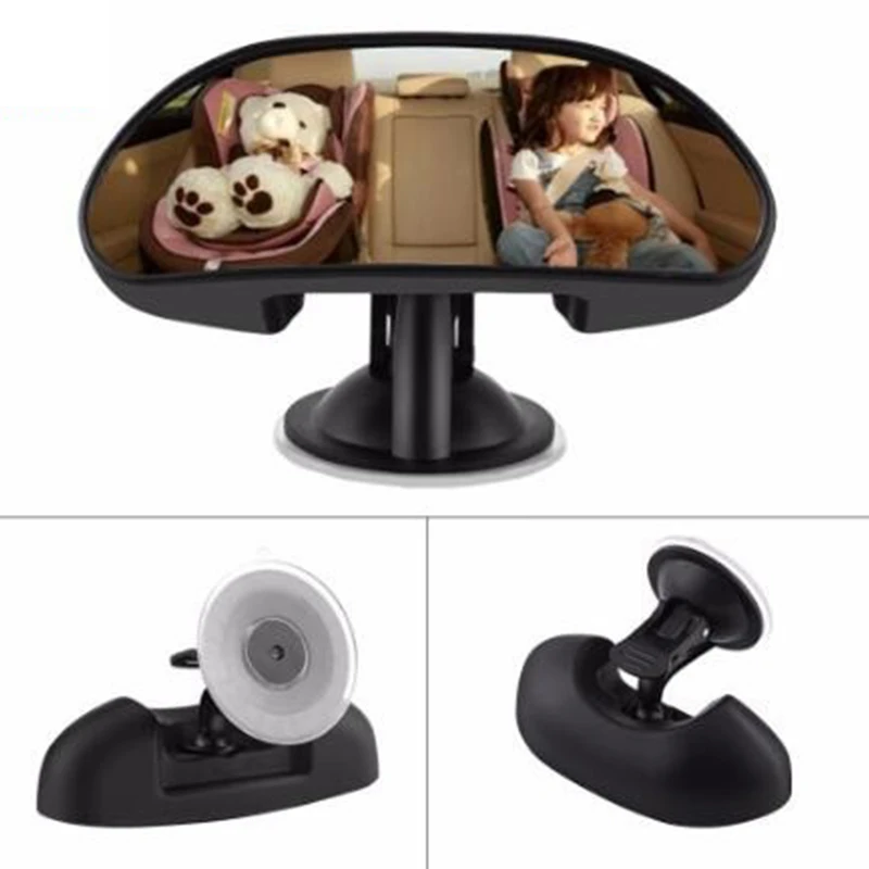 

Adjustable Car Mirror Rotation Interior Rearview Suction Cup Baby Mirrors Car Back Seat Baby View Interior Parts Safety Mirror