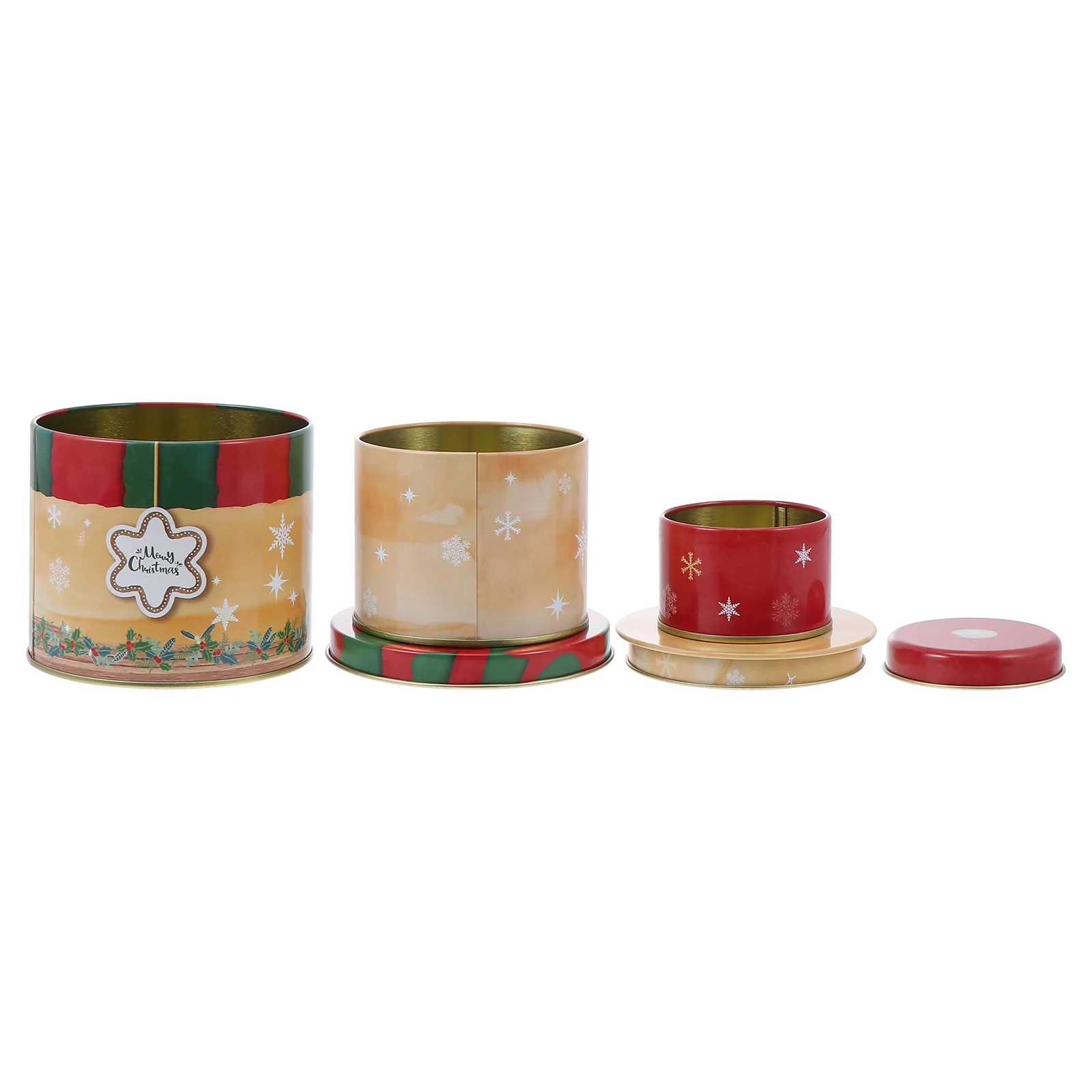 

Xmas Treat Metal Can Christmas Tin Box Cajas Para Fresas Con Chocolate Biscuit Cans