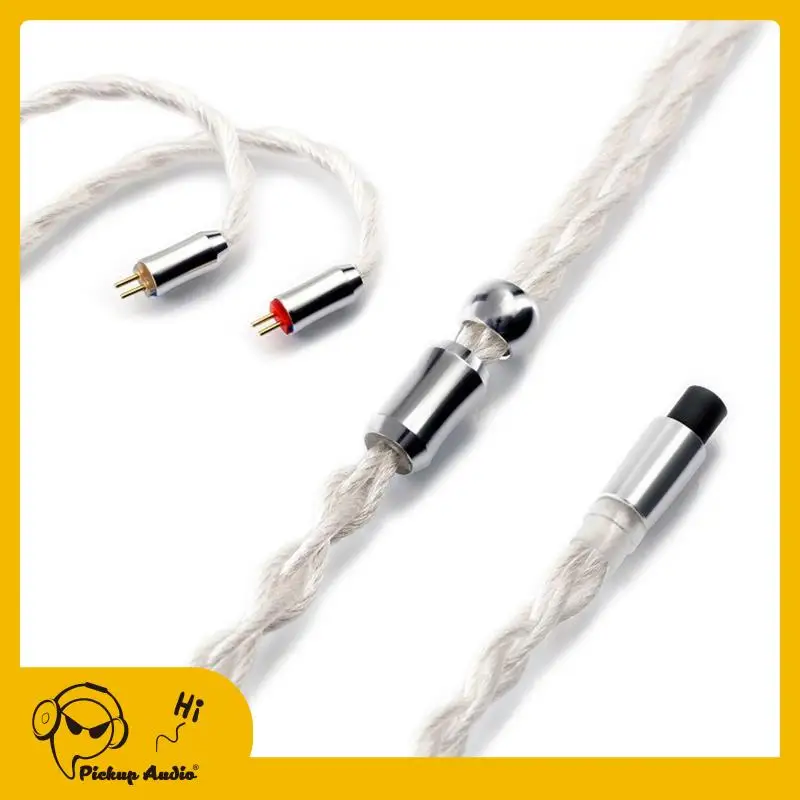 QoA RUM Modular Upgrade Cable (2.5+3.5+4.4), 6N OCC with silver plated, 4 core cross braided, 0.78 2pin / MMCX connector MMCX