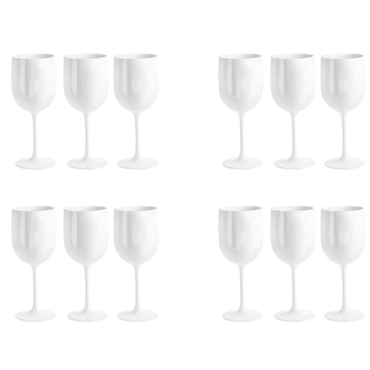 

4X элегантные и небьющиеся Винные бокалы, пластиковые бокалы для вина, очень противоударные бокалы для вина