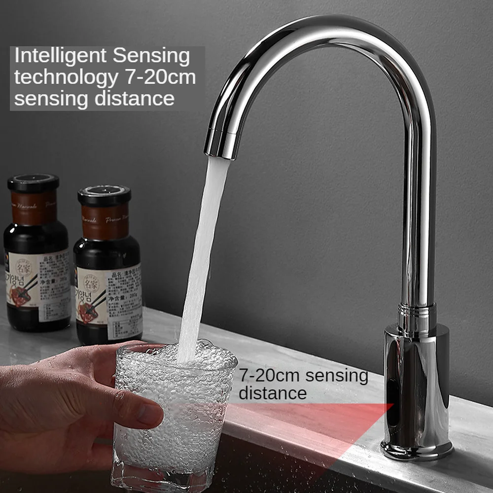 

Kitchen Sensor Faucet Motion Sensor Infrared Faucet Kitchen Accessories Smart Sensor Faucet Infrared Sink Mixer Smart Water Tap