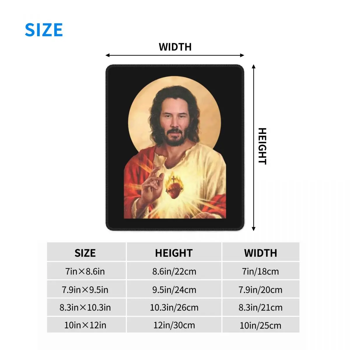 Резиновый коврик для мыши Keanu reвс игрового компьютера Джон фитиль пленка Baba Yaga |