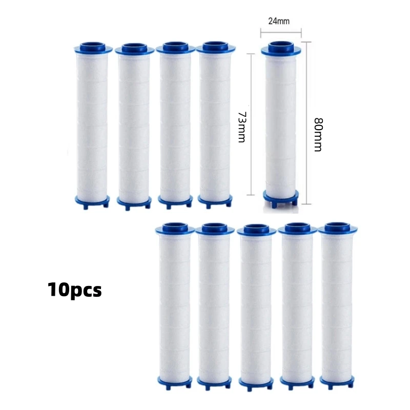 

Фильтры для душа из полипропилена и хлопка, 10 шт.