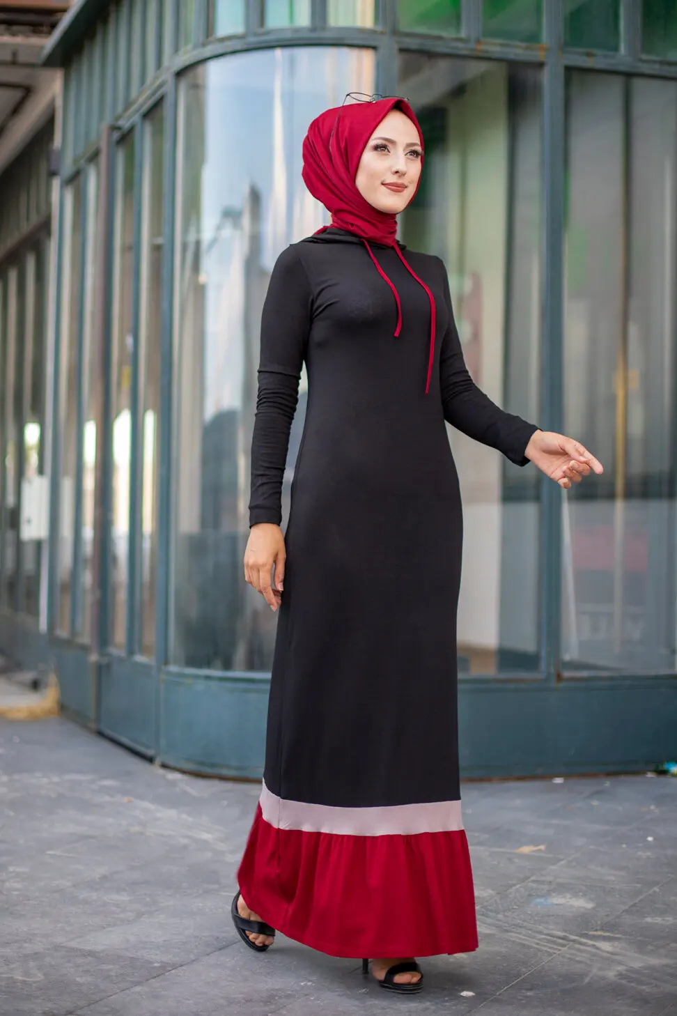 TUGBA Muslim Dress muslim dress code 2021 turkish gown hijab summer