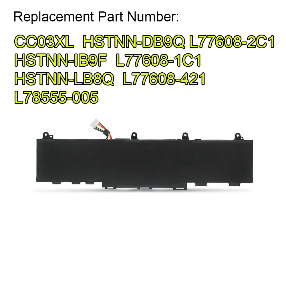 Фото Аккумулятор DODOMORN CC03XL для ноутбуков HP EliteBook 830 835 840 845 G7 G8/ZBook Firefly 14 G7 G8, HSTNN-IB9F, 11.55В, 53Вт·ч №2