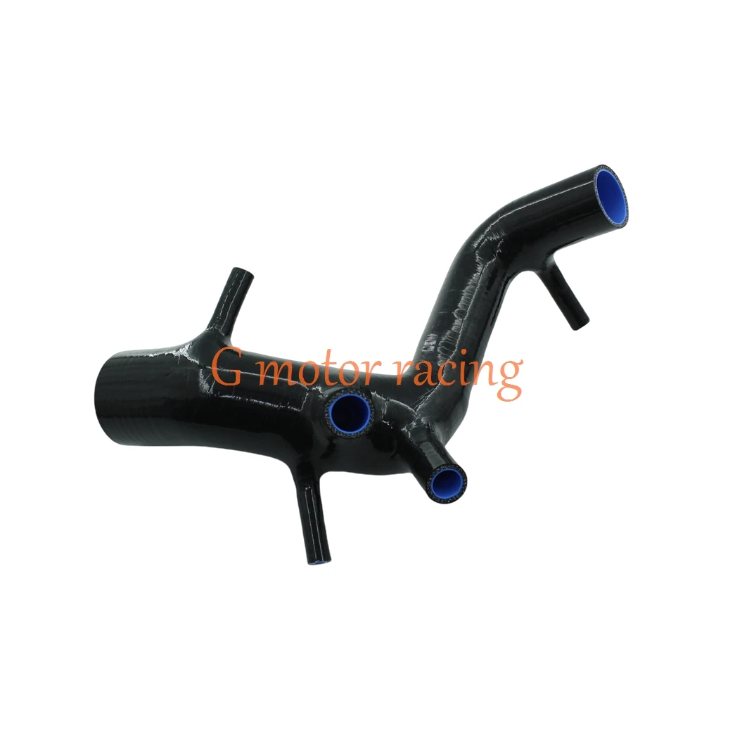 Фото Силиконовый воздухозаборный шланг GMR, индукционный для Audi TT VW Golf MK4 1,8 T, красный, черный силиконовый шланг №2