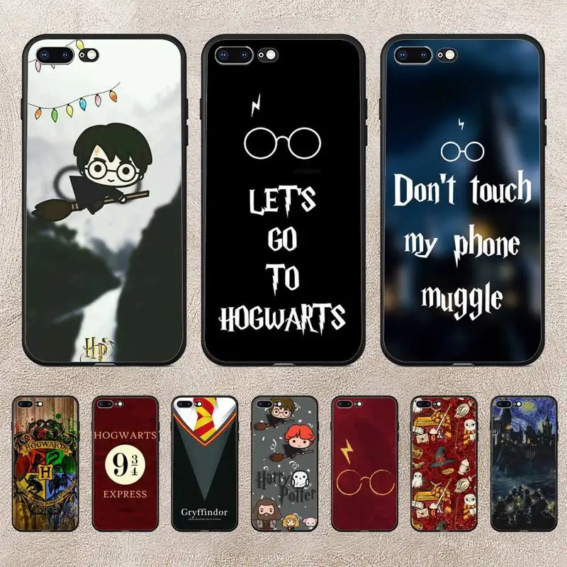 

Cartoon Harries Potters Phone Case For Huawei Y5 Y62019 Y52018 Y92019 Luxury Funda Case For 9prime2019