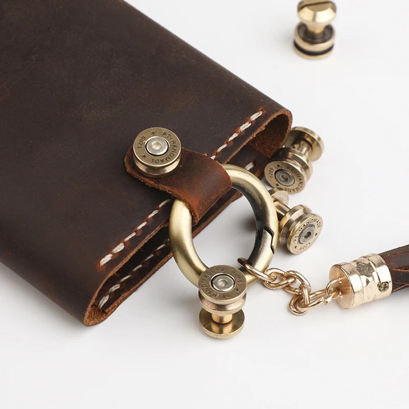 1 шт. 100% латунный замок для бумажника