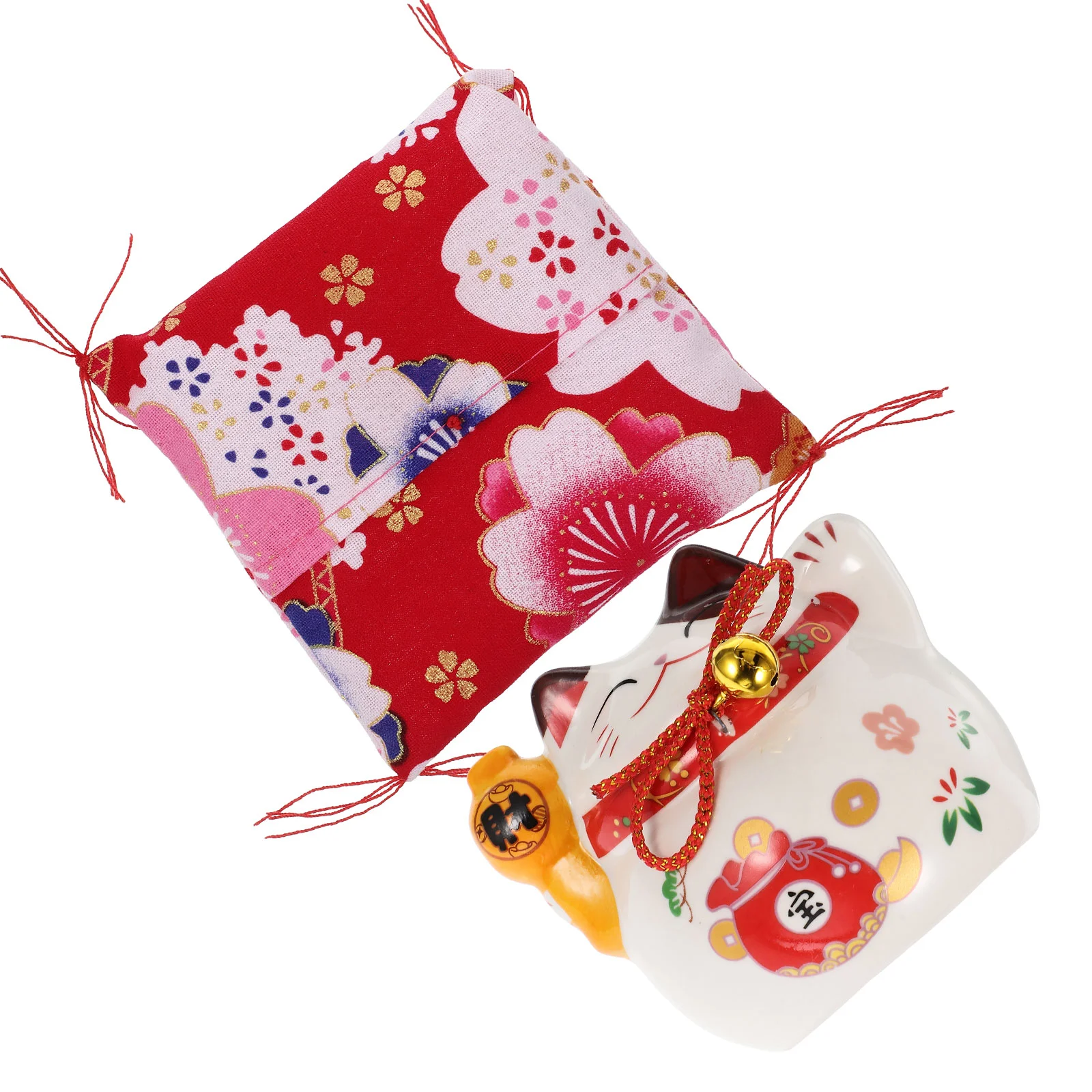 

Cat Bank Lucky Ceramic Piggystatue Money Japanese Neko Screen Garden Decorative Figurine Maneki Beckoning Box Fortunate Luck