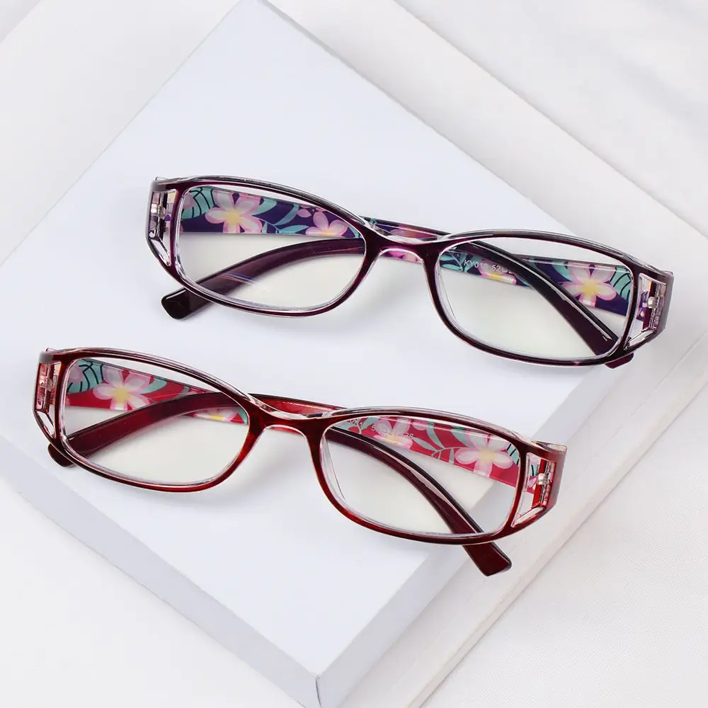

Women Reading Glasses Flowers Elegant Comfortable Eyeglasses Anti-Blue Light Eyeglasses Ultra Light Frame Reading Glasses