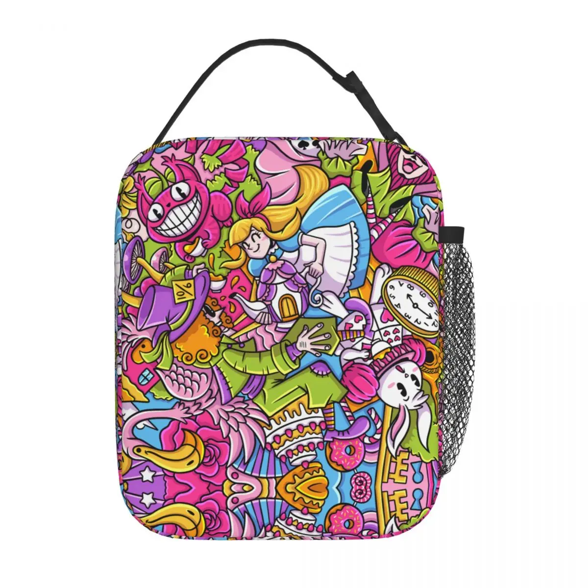 Термоизолированная сумка для ланча с принтом Алиса в стране чудес