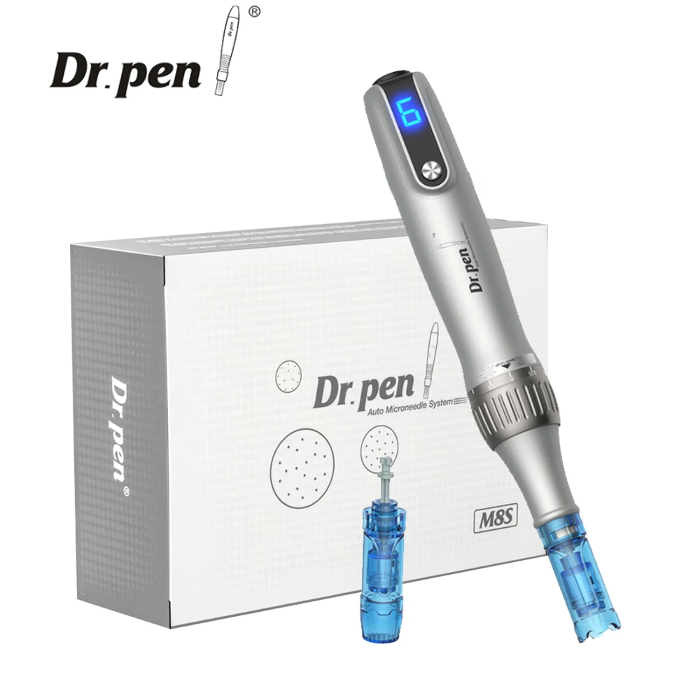 Dr.Pen M8S Facial Dermapen Professional Microneedling Pen Auto Derma Stamp Micros Beauty Device Hair Growth Wrinkle Remove