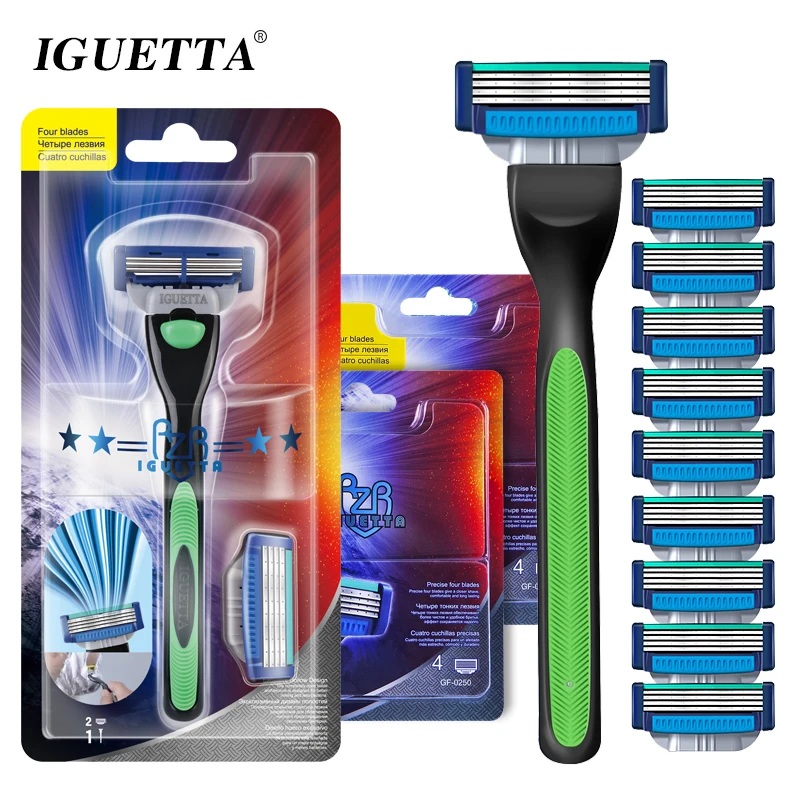Blades 4 Layer German Stainless Steel Shaving Cartridges Rep