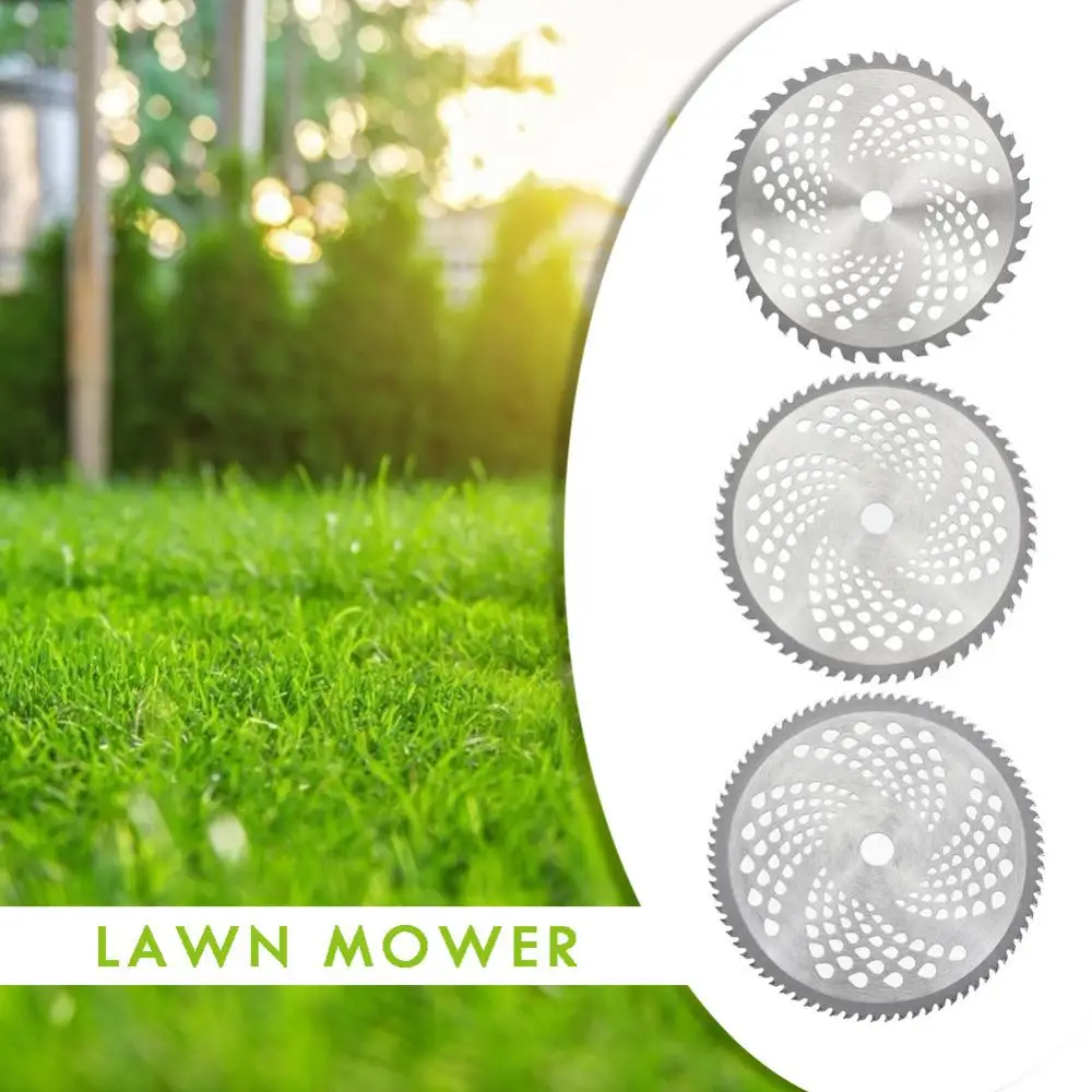 

Alloy brush knife Disc lawn mower saw blade for 10 inch 40T/60T/80T lawn mowers instead of cutting disc garden accessories