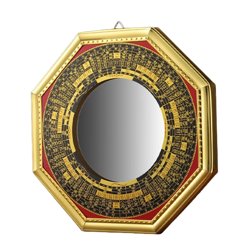 

Metal Round Mirror Concave Ancient Mirror For Home Business Good Luck Present