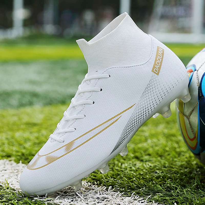 

Quality Men Football Boots C.Ronaldo Women Soccer Shoes Assassin AG Kids Football Sneaker Training Shoes