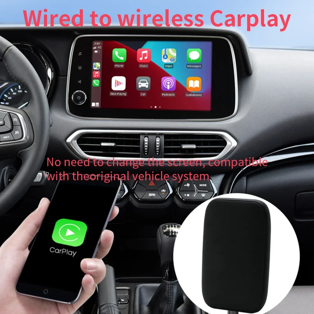Topleo TV Stick Carplay адаптер Plug And Play чип RK3326 беспроводной потоковый Android Box Auto