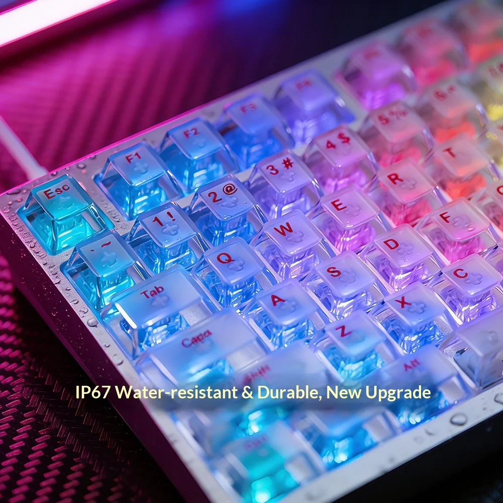 Фото Механическая клавиатура IROK MG75 V2 с магнитными переключателями, из алюминиевого сплава с ЧПУ, проводная, для геймеров, аксессуары для ПК и киберспорта, подарки №5