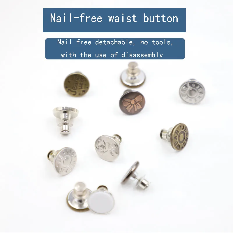 Многофункциональная съемная регулируемая поясная кнопка с надписью