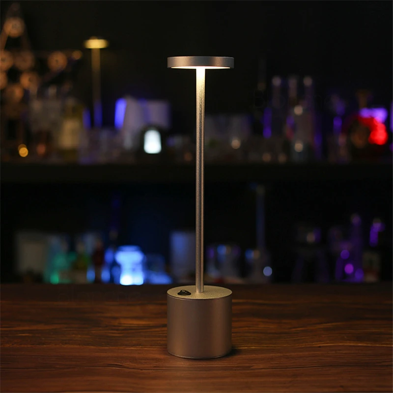 

Touch Led Bar Table Light for Bedroom Bedside Coffee Store Restaurant Industrial Deco Lighting Fixture Modern Dimmable Desk Lamp