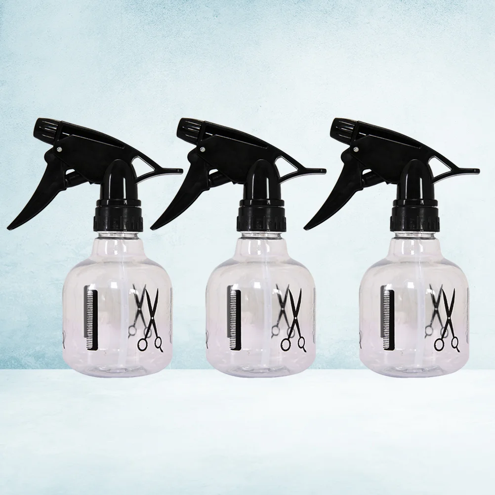 

3PCS Empty Spray Bottles Multi-purpose Sprayer Bottle Plastic Household Scissors Spray Bottle Portable Hairdressing Perfume