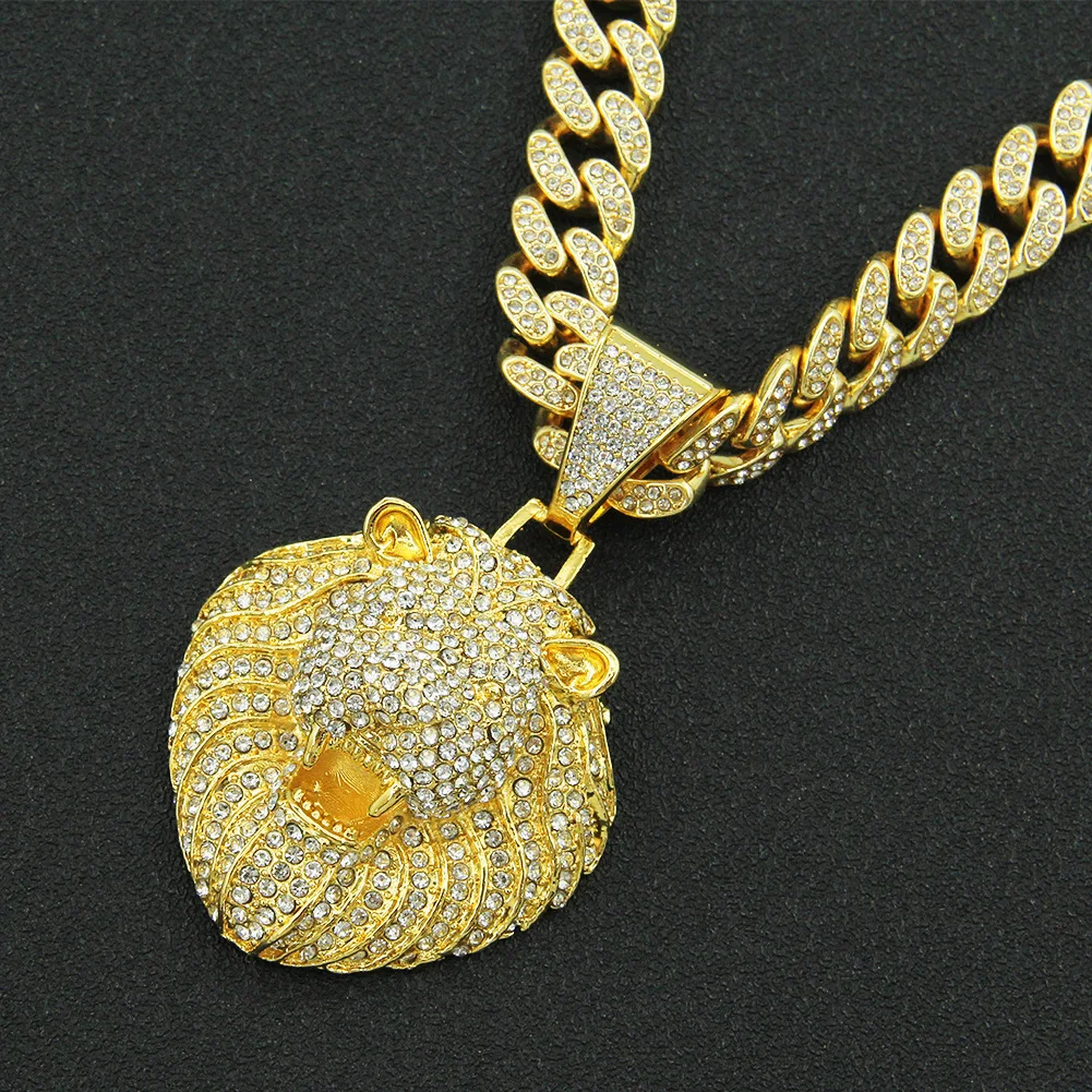 

Hip Hop Lion Pendant Night President Necklace Holiday Gift